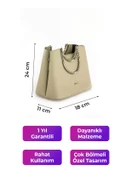 Kriste Bell Kadın Çanta Bej 7140 - 2