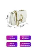 Kriste Bell Kadın Çanta Beyaz 26411 thumbnail 2