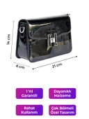 Kriste Bell Kadın Çanta Rugan Siyah 26543 thumbnail 2