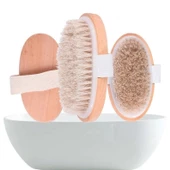 Parlak Ve Pürüzsüz Görünüm Sağlayan %100 Doğal At Kılı Selülit Fırçası (özel Kutulu) - 1