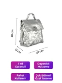 Kriste Bell Kadın Sırt Çanta Gümüş 26494 thumbnail 2