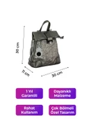 Kriste Bell Kadın Sırt Çanta Pewter 26450 - 2