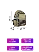 Kriste Bell Kadın Sırt Çanta Taupe 26458 - 2