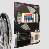 5 Metre Rgb Şerit Led Seti-iç Ve Dış Mekan Silikonlu-tak Çalıştır - 3