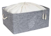 Torbalı Ve Kulplu Dolap İçi Düzenleyici Çok Amaçlı Organizer Keçe Kutu (maxi) - 03464 - 1