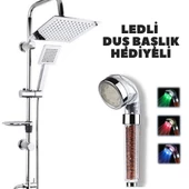 Rain Duş Robotu Tepe Duş Seti Duş Başlığı Sistemi Ledli Duş Başlık Hediyeli - 1