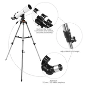 Nikula-cf50080 Yüksek Netlik Monoküler Kara Ve Uzay Teleskobu - 2