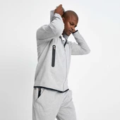 Ellesse Erkek Sweatshirt Fermuarlı Kapüşonlu Gri - 3