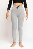 RAL SPORT 60523 KADIN SLIM FIT EŞOFMAN ALT GRİ - 1