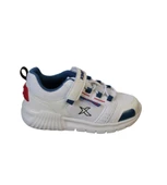 KİNETİX Erkek Çocuk Beyaz Lacivert Çırtlı Rahat Hafif Comfort Taban Sneacer Spor Ayakkabı - 6