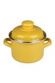 Protocol London Emaye Mini Derin Tencere 12 cm 900 ml - Sarı - 1
