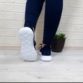 M.P 1501 Lacivert Fuspetli Rahat ve Hafif Bayan Spor Ayakkabı - 5
