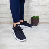 M.P 1501 Siyah-Beyaz Fuspetli Rahat ve Hafif Bayan Spor Ayakkabı thumbnail 7