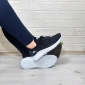 M.P 1501 Siyah-Beyaz Fuspetli Rahat ve Hafif Bayan Spor Ayakkabı thumbnail 2