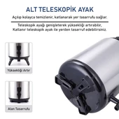 Çelik Termos - 9.5 LT - Çay Termosu -  Çift Kat Çelik - Penguen (PNG-1295C) - 5