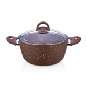 Saflon SF3620GR Granit Line 20 cm Derin Tencere 2.70 Litre - 1