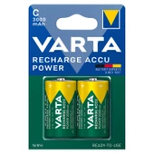 Varta 3000 mAh C Boy Şarj Edilebilir 2’li Pil - 1