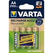 D-light Varta Recharge Accu Recycled Aa 2100 Mah Şarjlı Kalem Pil 4'Lü - 1