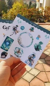 Genshin-venti 2 Adet Sticker Set Parlak Kağıt thumbnail 5