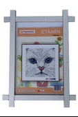 Etamin Seti 23x30 cm 1 Paket Kaneviçe Seti Etamin Kiti Okul Hobi Elişi Sanatsal - 9
