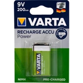 Varta Ready 2 Use 9V 200 mAh Şarj Edilebilir Pil 2 Adet - 2