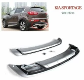Kia sportage ön ve arka koruma difüzör 2011-2015 çift çıkış egzoz - 1
