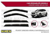 Peugeot 2008 Kromlu Cam Rüzgarlığı Niken 2020+ - 1