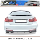 Bmw 3 serisi F30 Spoiler Piano Black 2012-2018 arası modellere uyumlu Sunplex - 1