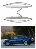 Audi A3 Sedan Cam Çıtası Çerçevesi Krom Komple 2013-2020 arası thumbnail 1