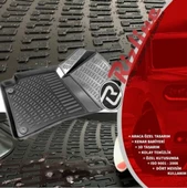 Fiat Fiorino Dizel Panelvan (2 parça) 3D Paspas Siyah 2020 sonrası Rizline - 3