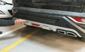 Hyundai Tucson Arka tampon koruması difüzör 2021+ - 3