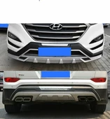 Hyundai tucson ön arka tampon koruması difüzör 2015 - 2017 arası modellere uyumlu (2.model) - 1