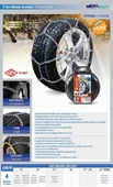 255/40x17 Ebatlarına Uyumlu Takmatik X tipi Kar Patinaj Zinciri Prozin - 2