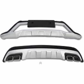 Hyundai tucson ön arka tampon koruması difüzör 2015-2018 arası (makyajsız kasa) - 1