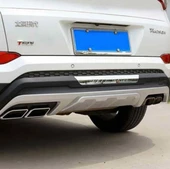 Hyundai tucson ön arka tampon koruması difüzör 2015-2018 arası (makyajsız kasa) - 4