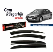Renault Megane 2 sedan Mugen Cam Rüzgarlığı 2003-2008 arası 4'lü Sunplex - 1