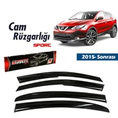 Nissan Qashqai Mugen Cam Rüzgarlığı 2015 sonrası 4'lü Sunplex thumbnail 1