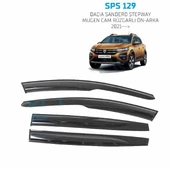 Dacia Sandero Stepway Mugen Cam Rüzgarlığı 2021 sonrası 4'lü Sunplex thumbnail 1