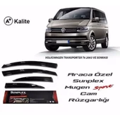 Vw Transporter T5 Mugen Cam Rüzgarlığı 2003-2015 arası 4'lü Sunplex thumbnail 1