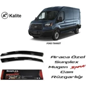 Ford Transit Mugen Cam Rüzgarlığı 2014 sonrası 2'li Sunplex - 1