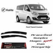 Ford Transit Custom Mugen Cam Rüzgarlığı 2014 sonrası 2'li Sunplex - 1