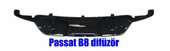 Vw Passat B8 arka tampon eki difüzör pianoblack 2015-2020 arası modeller - 1