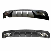 Hyundai Getz uyumlu üniversal difüzör Gri 2002-2009 arası - 2