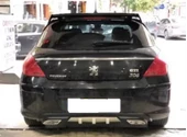 Peugeot 308 uyumlu üniversal difüzör Siyah 2008 ve sonrası modeller - 1