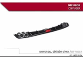 Seat İbiza uyumlu üniversal difüzör Gri 2008-2017 arası - 4