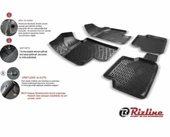 Fiat Doblo 2 Panelvan (2 parça) 3D Paspas Siyah 2010-2015 arası Rizline thumbnail 2