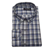 Lugon Büyük Beden Klasik Cepli Erkek Gömlek-6541 - 2