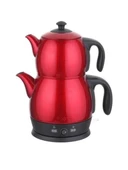 King P315R Lea Kırmızı Çay Makinası 1850/2200 W - 1