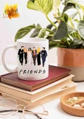 Friends Temalı Özel Tasarım Baskılı Kupa Bardak Kahve Çay Bardağı Doğum Günü Hediye - 2