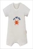 Necix's Elista Unisex Bebek Baskılı Kısa Kollu  3'lü Tulum - 4